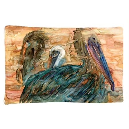 Carolines Treasures Carolines Treasures 8977PILLOWCASE Abstract Pelicans Fabric Standard Pillowcase 8977PILLOWCASE